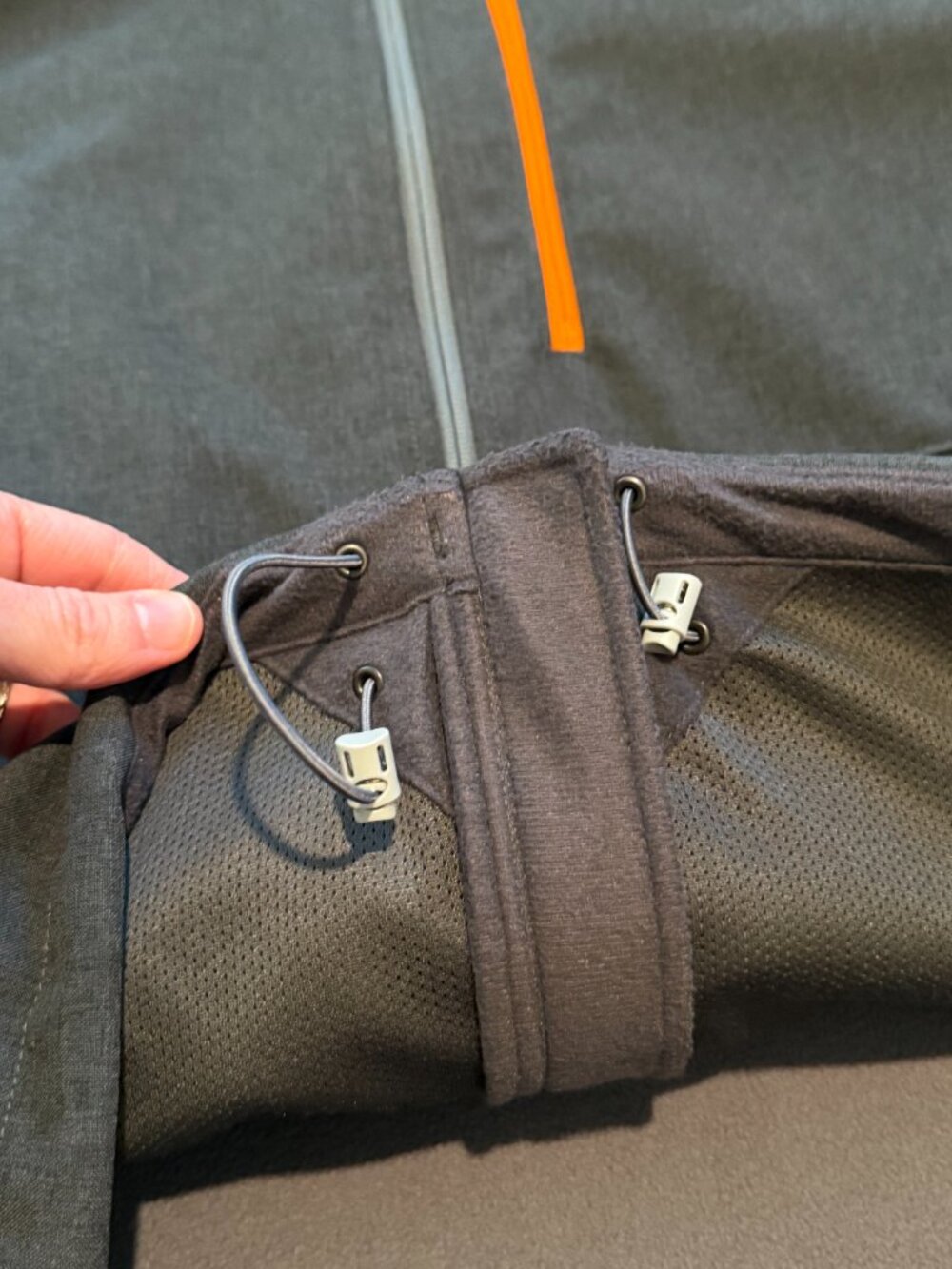The North Face Mens Windwall Softshell Jacket Gray Orange XXL - Picture 7 of 8